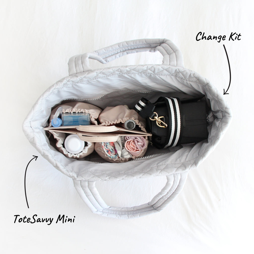 The perfect diaper bag organizing essential—the ToteSavvy Mini