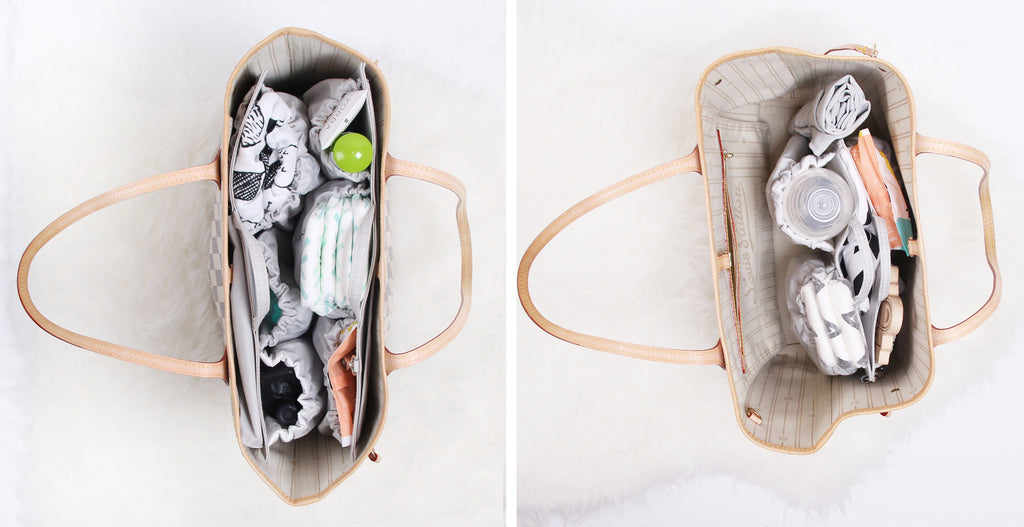 Transform Your Neverfull Into a Diaper Bag