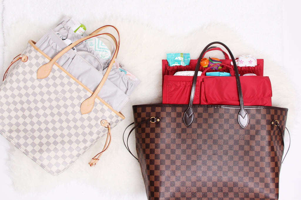 How to convert a Louis Vuitton Neverfull into a Diaper Bag