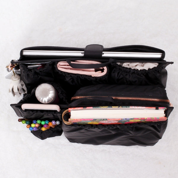 Extra Large Purse Organizer With Laptop Padded Compartment 