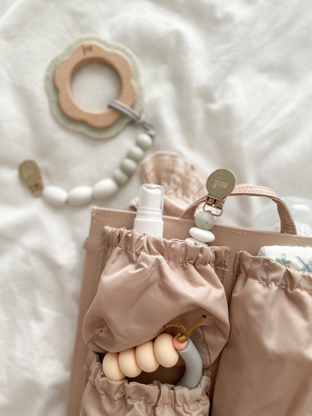 ToteSavvy Mini Bag Organizer and January Moon Teething Accessories