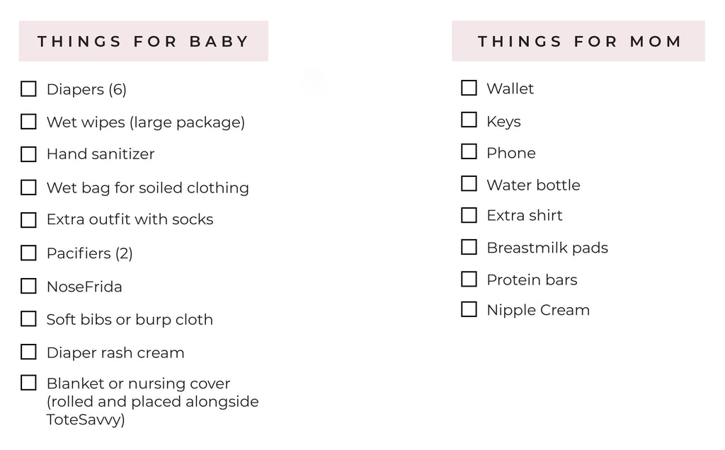 Packing a Designer Diaper Bag for a Newborn & Toddler – ToteSavvy