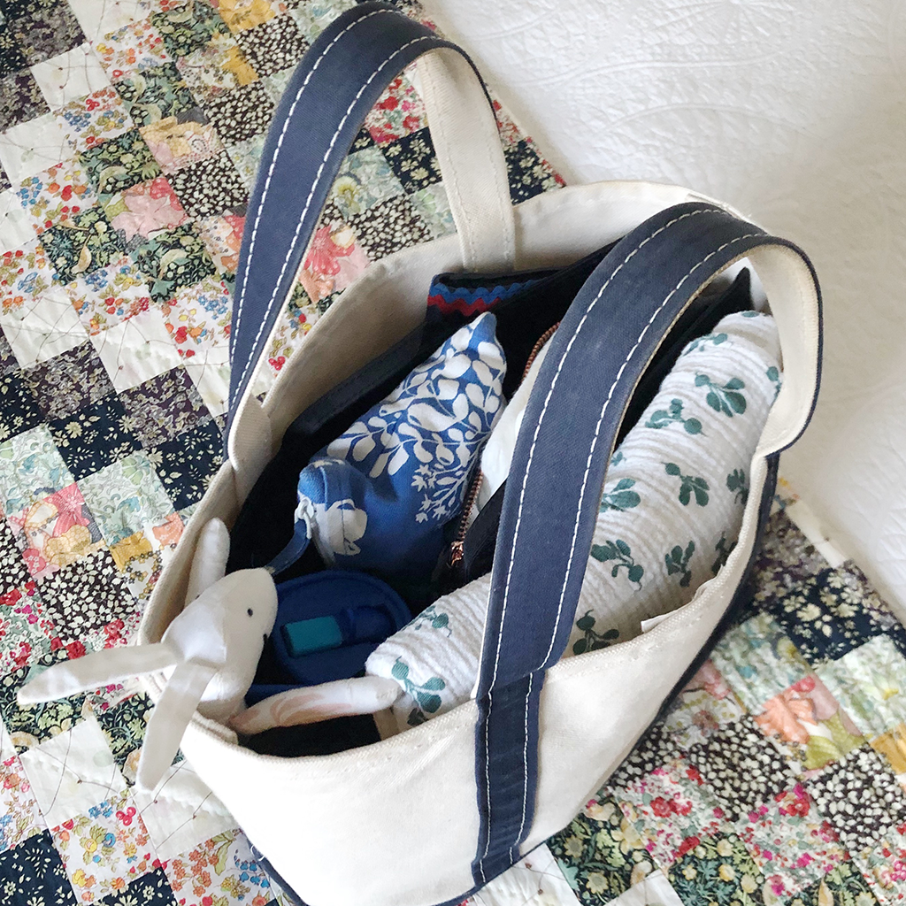 Packed ToteSavvy in Canvas Tote