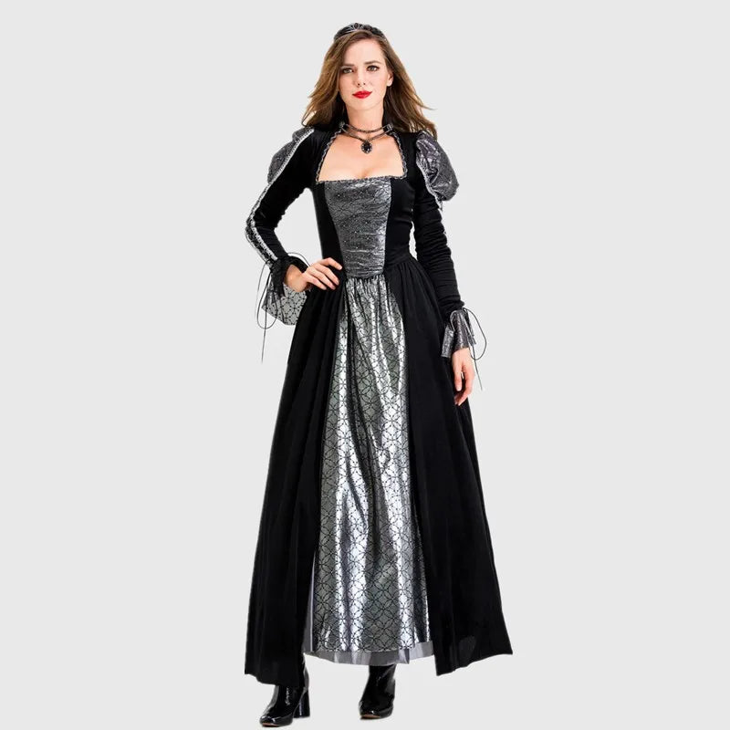 Gothic Horror Witch Costume for Halloween & Parties - Image 13