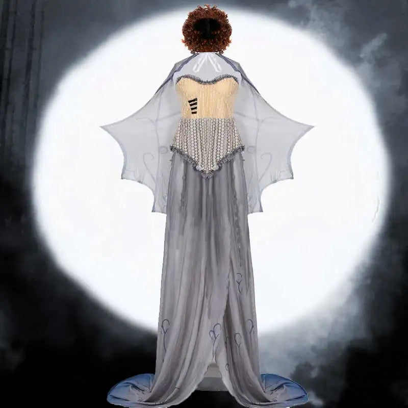 Haunting Ghost Bride Cosplay Dress for Halloween Party - Image 21