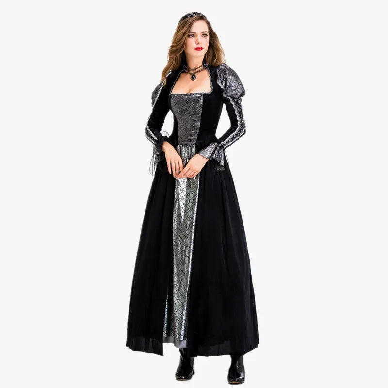 Gothic Horror Witch Costume for Halloween & Parties - Image 17