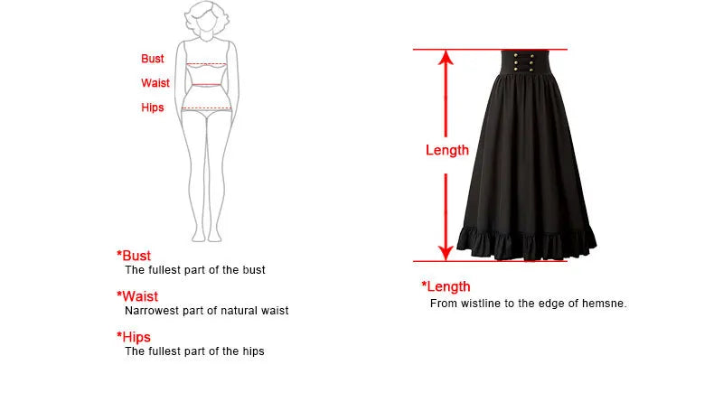 Elegant High Waist Medieval Pleated Skirt for Women - Image 14