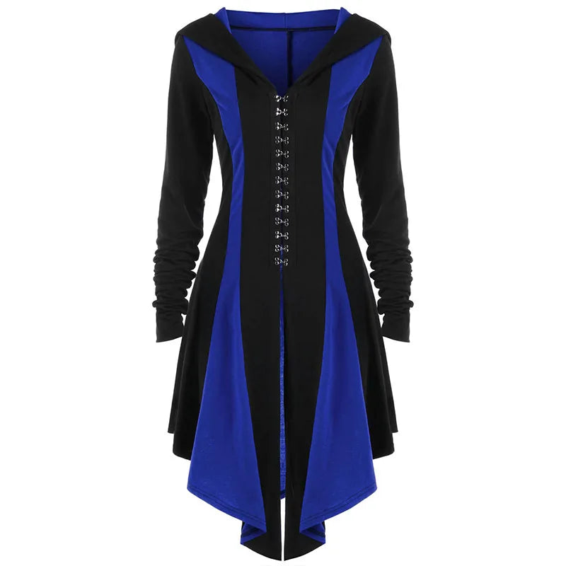 Plus Size Vintage Hooded Cloak - Medieval Long Cape - Image 23