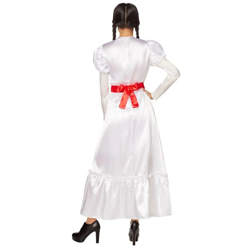 Haunting Annabelle Doll Costume for Halloween Parties - Image 9