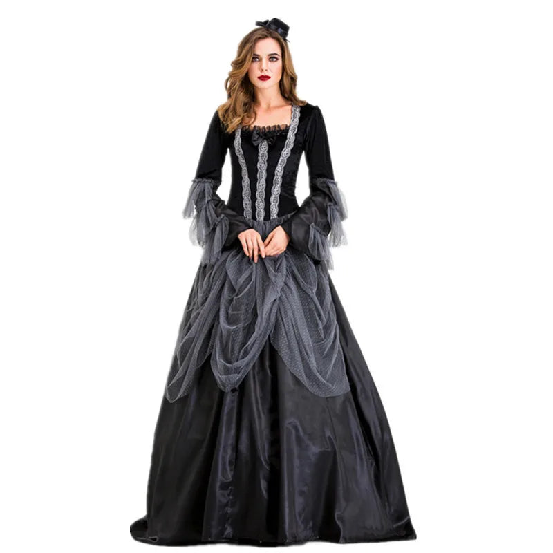 Spooky Zombie, Witch, and Vampire Halloween Cosplay Costumes - Image 6