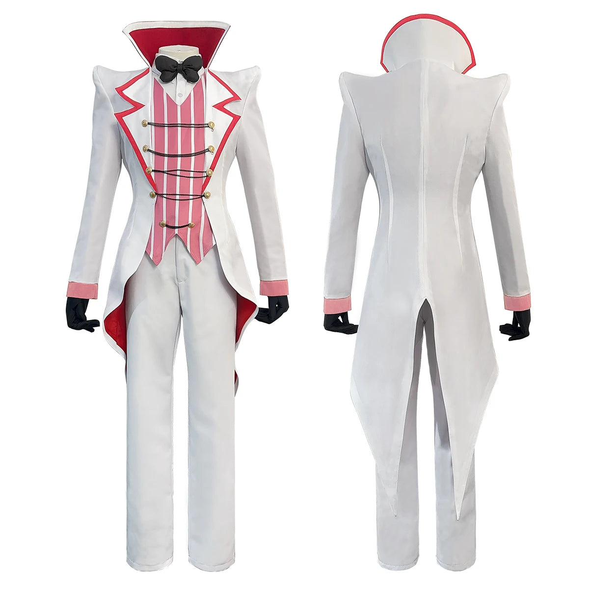 Anime-Inspired Lucifer Morningstar Cosplay Costume with Tailcoat Set - Image 11
