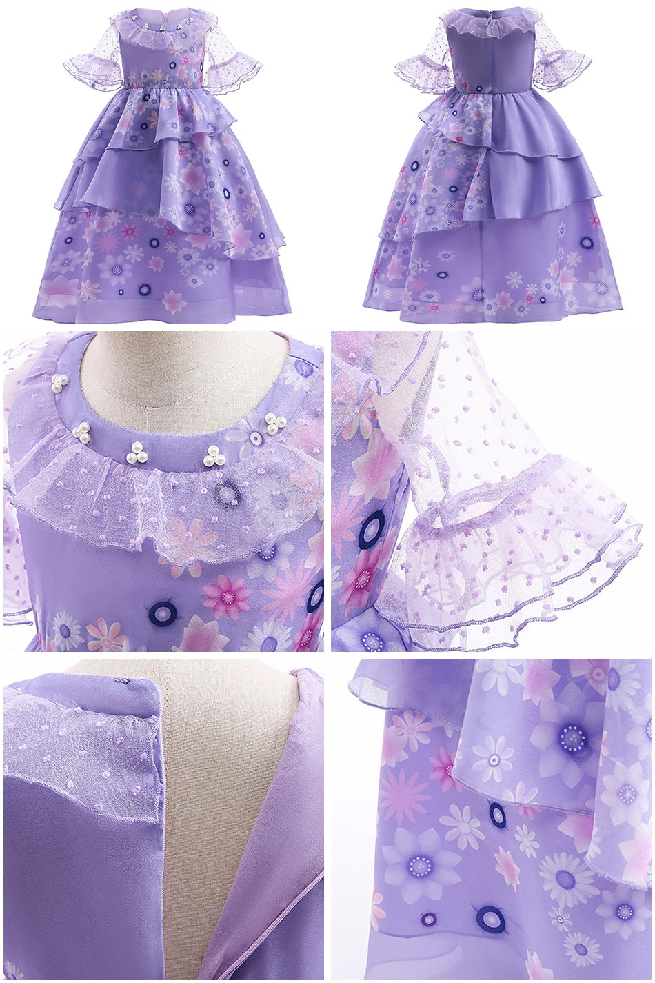 Elegant Kids Mirabel & Isabela Princess Costume Dress - Image 19