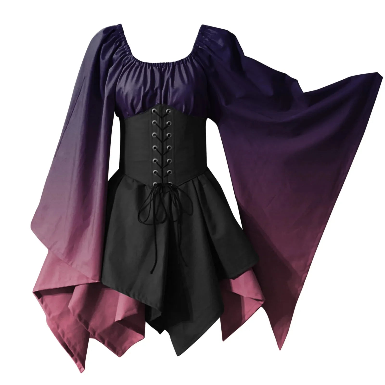 Medieval Costume Dress for Women - Halloween Cosplay Outfit - Image 11