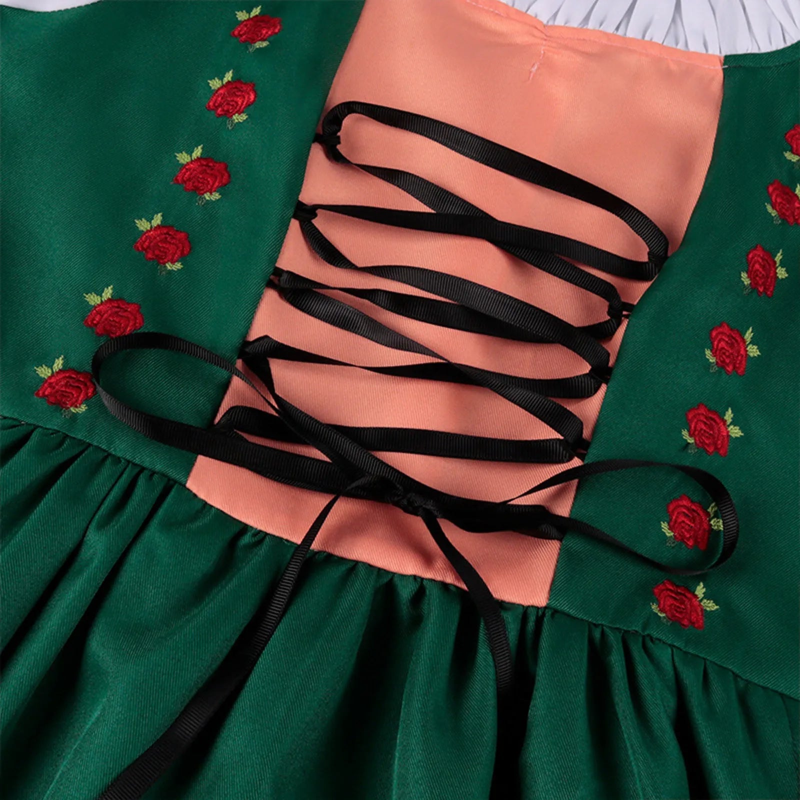 Lace-Up Dirndl Dress for Oktoberfest & Halloween Celebrations - Image 5