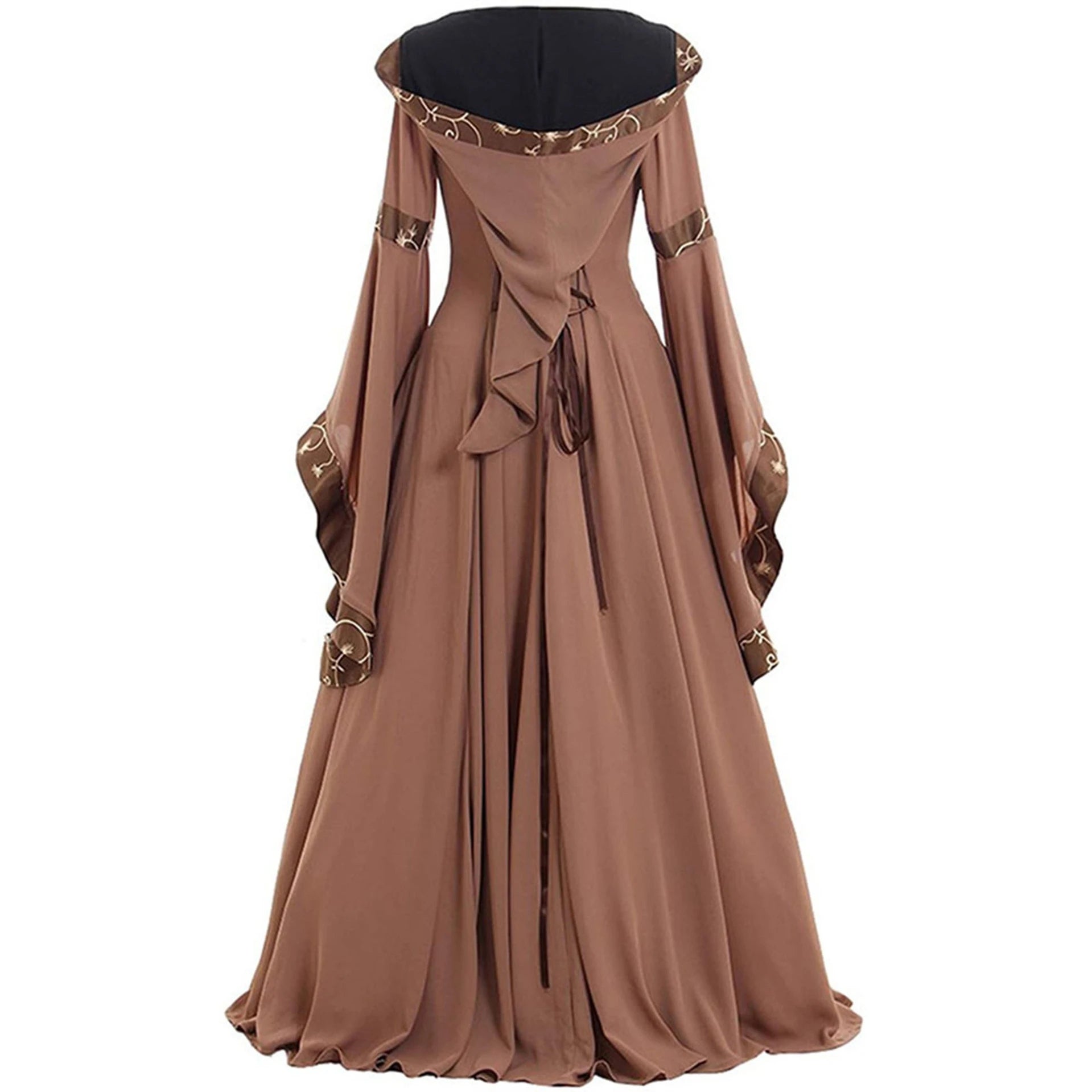 Elegant Gothic Medieval Court Dress for Halloween & Cosplay - Image 7