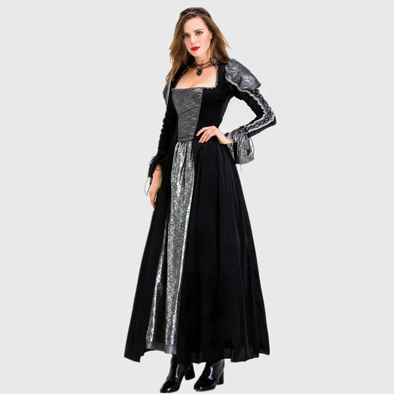 Gothic Horror Witch Costume for Halloween & Parties - Image 5