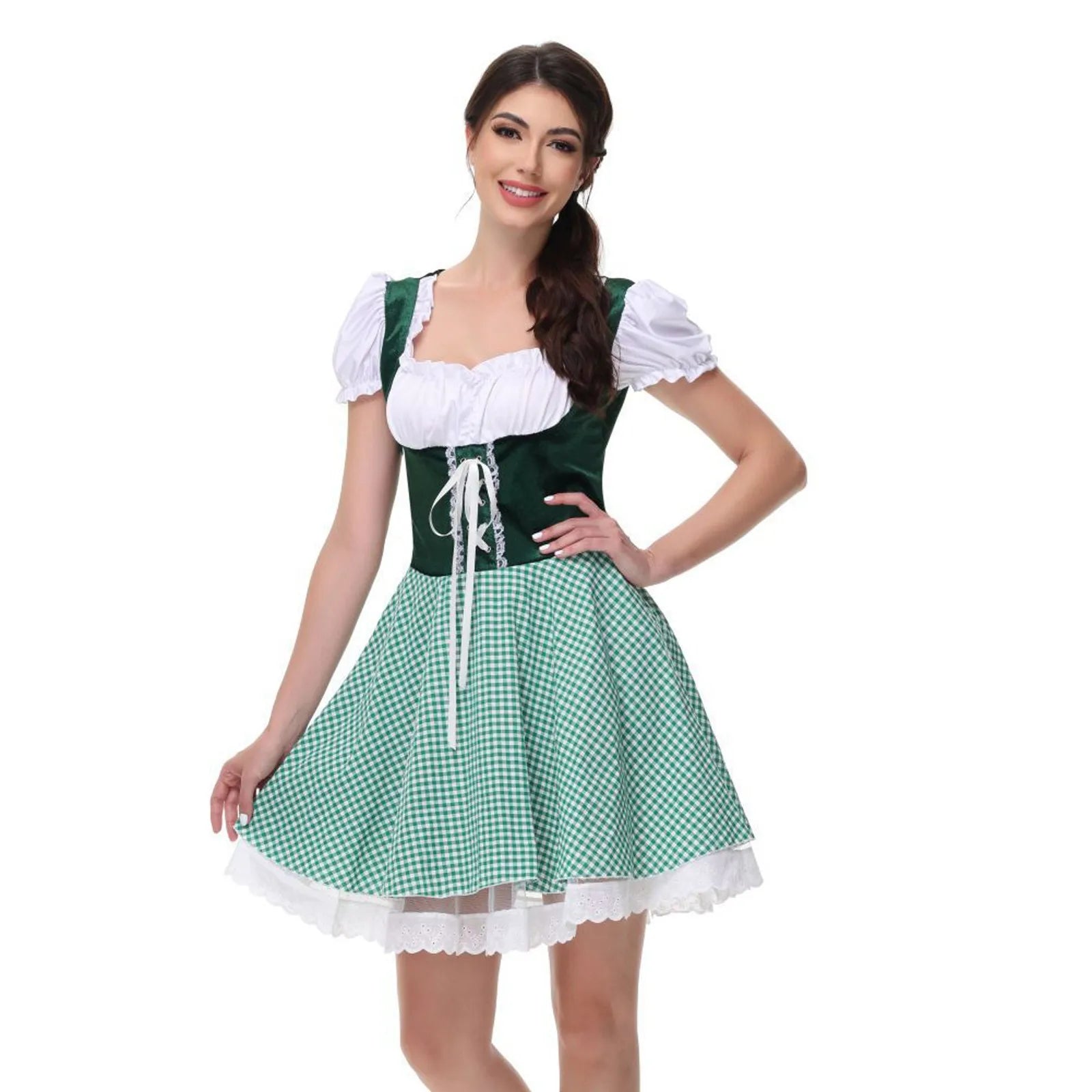 Traditional Bavarian Dirndl Dress for Oktoberfest Celebration - Image 10