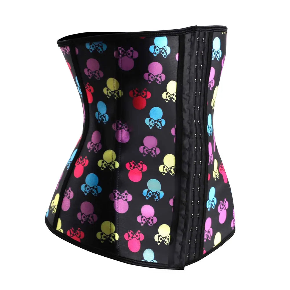 Steel Boned Underbust Latex Waist Trainer & Body Shaper - Image 14