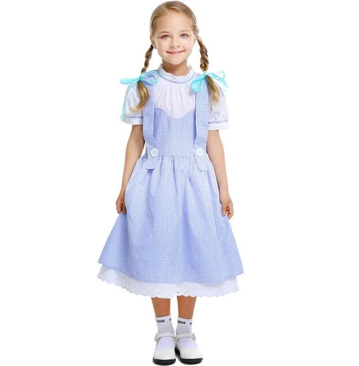 Kids Pastoral Cosplay Dress for Halloween & Stage - Image 7