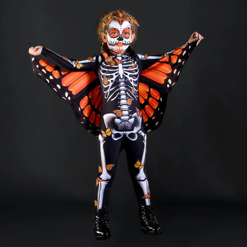 Skeleton Butterfly Costume for Halloween and Carnival Fun - Image 15