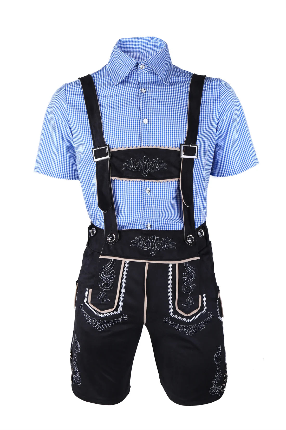 Authentic Bavarian Lederhosen Costume for Oktoberfest Celebrations - Image 22