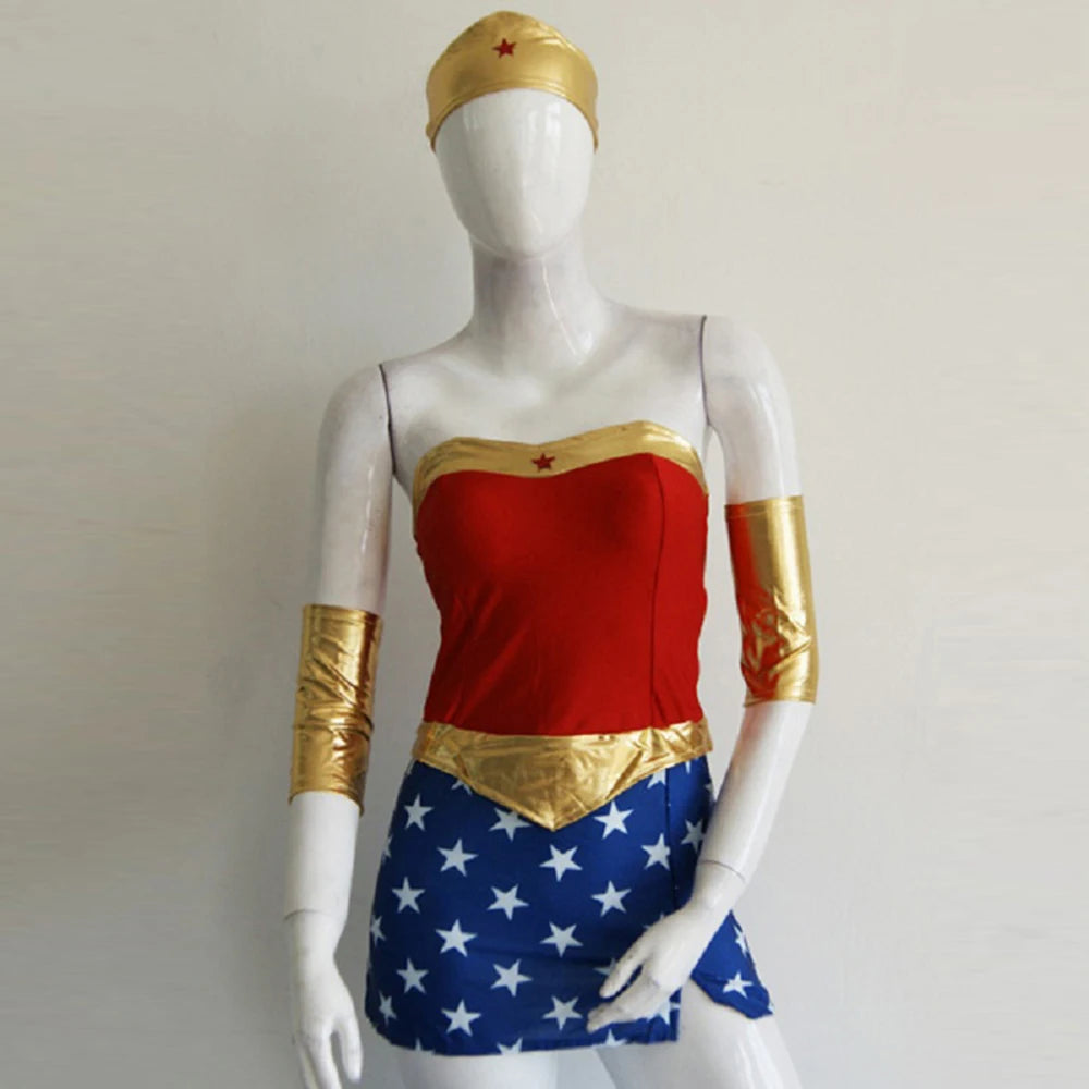 Powerful Superhero Corset Costume for Women - Halloween Cosplay - Image 3