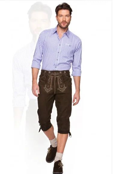 Traditional Bavarian Lederhosen Suspenders for Oktoberfest Costumes - Image 9