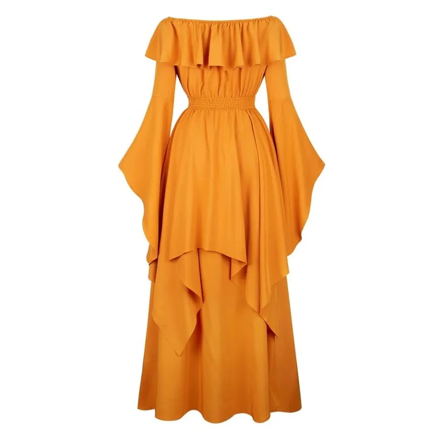 Vintage Medieval Renaissance Women's Peasant Costume Gown - Image 23
