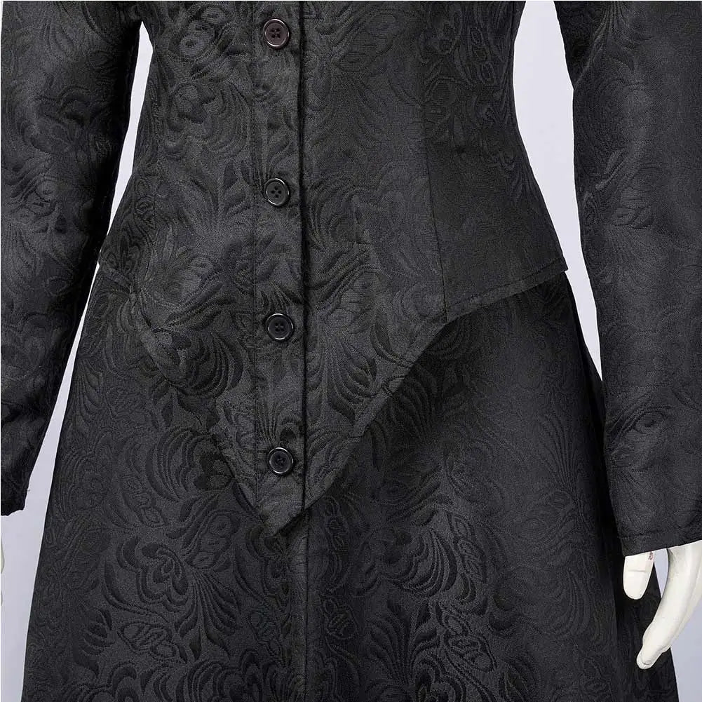 Enchanting Black Witch Costume with Hat for Halloween