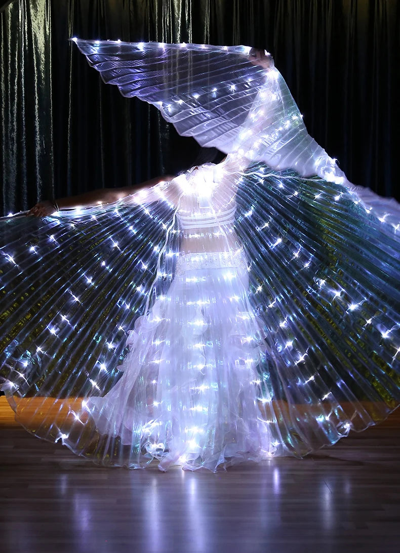 Fluorescent LED Butterfly Dance Wings for Performances - Image 20