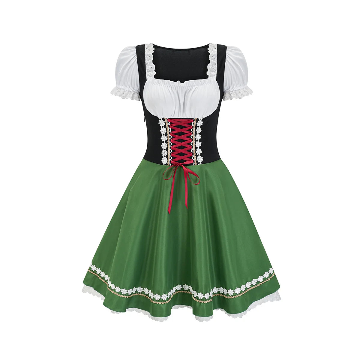 Strapless German Oktoberfest Maid Cosplay Dress for Celebrations - Image 6