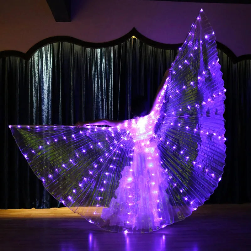 Fluorescent LED Butterfly Dance Wings for Performances - Image 28