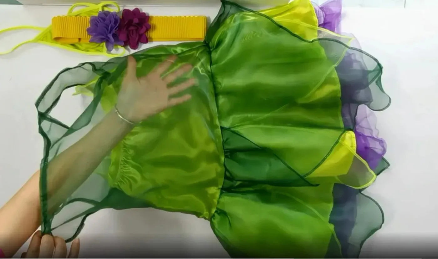 Adult Green Forest Elf Fairy Costume for Halloween - Image 6