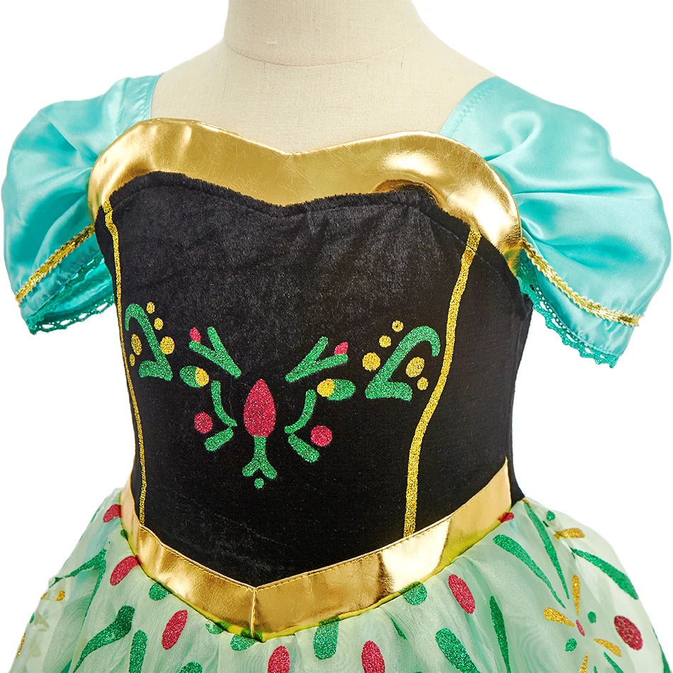 Elegant Princess Costume Dress for Girls - Summer Party & Halloween - Image 6
