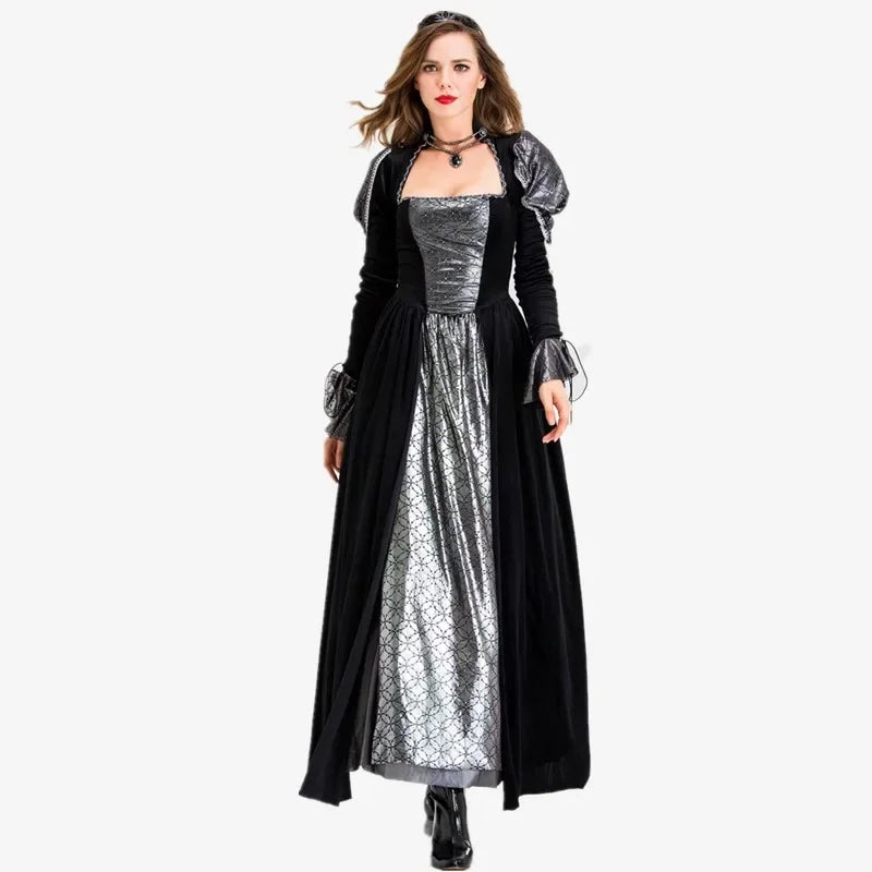 Gothic Horror Witch Costume for Halloween & Parties - Image 2