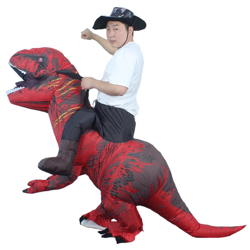 Inflatable T-Rex Costume for Adults � Fun Halloween Outfit - Image 6