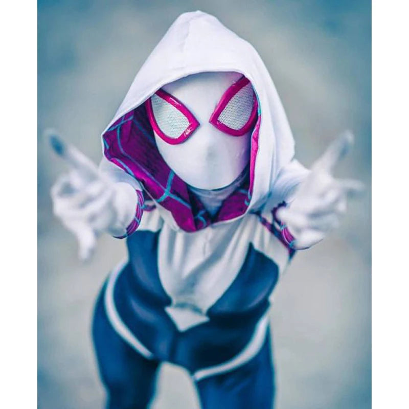 Women's Gwen Stacy Cosplay Bodysuit for Parties & Events