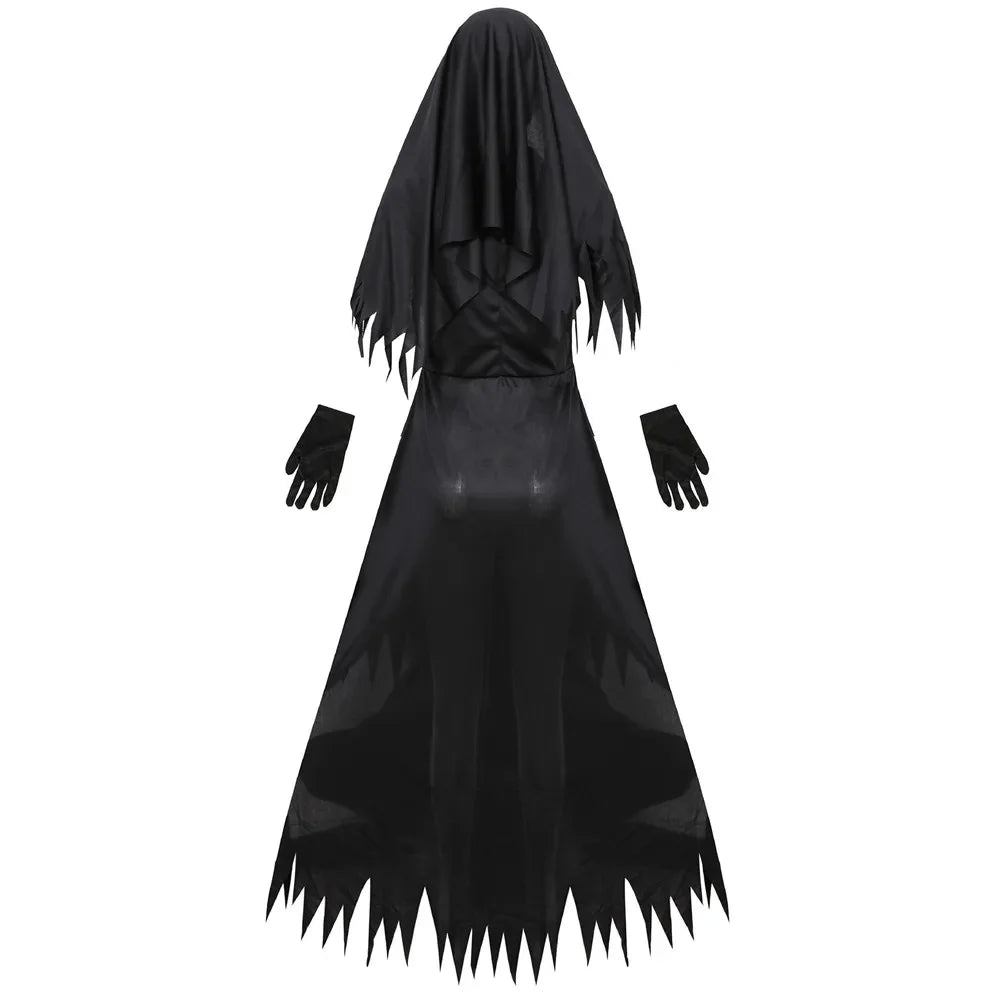 Zombie Nun Costume for Halloween Cosplay and Parties - Image 4