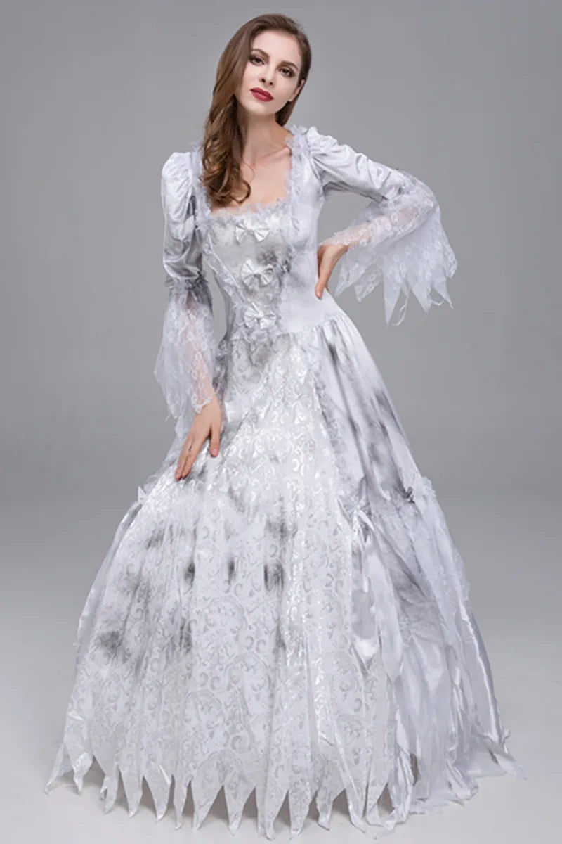 Spooky Ghost Bride Costume for Halloween and Cosplay - Image 11