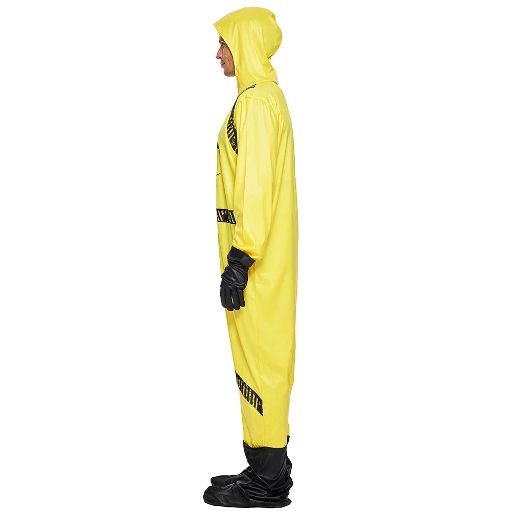 Family Biohazard Costume Set with Latex Mask & Jumpsuit - Image 21