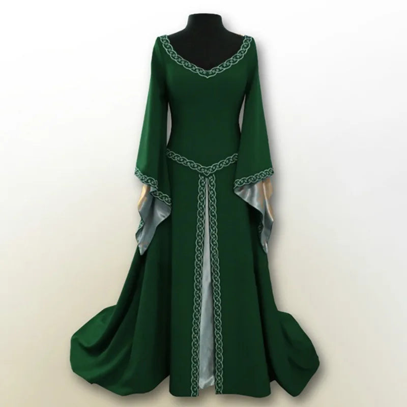 “Medieval Princess Cosplay Dress - Vintage Evening Gown 5XL” - Image 12