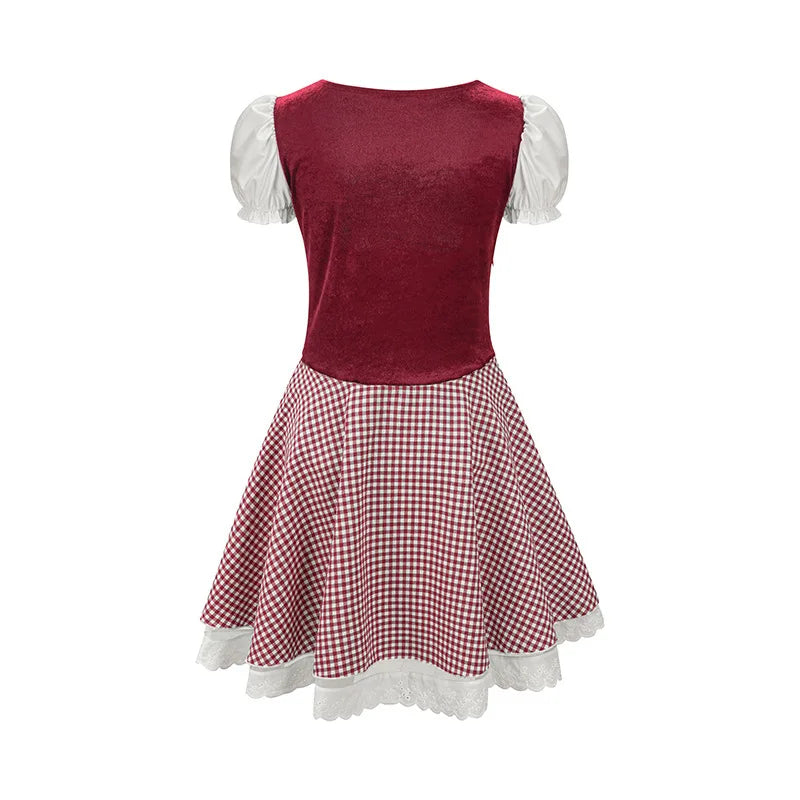 Multicolor Oktoberfest Wench Costume for Festive Parties - Image 19