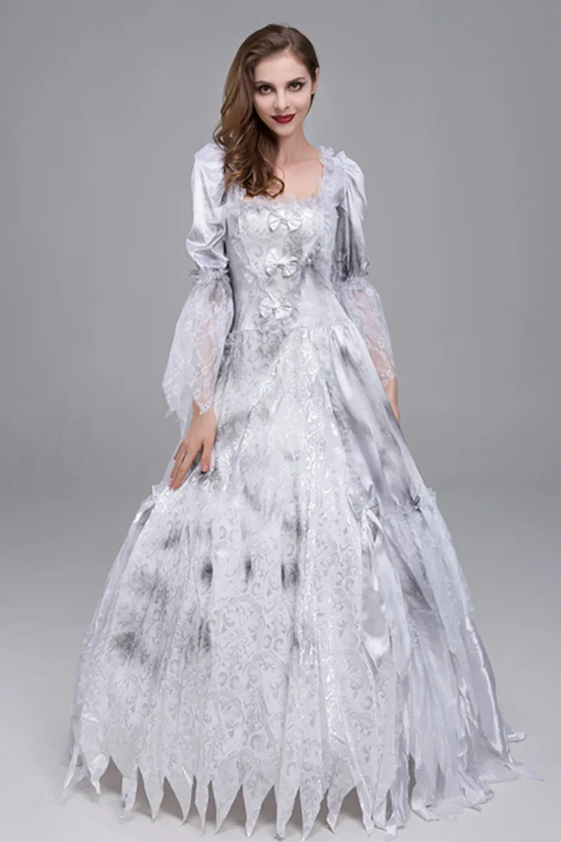 Spooky Ghost Bride Costume for Halloween and Cosplay - Image 10