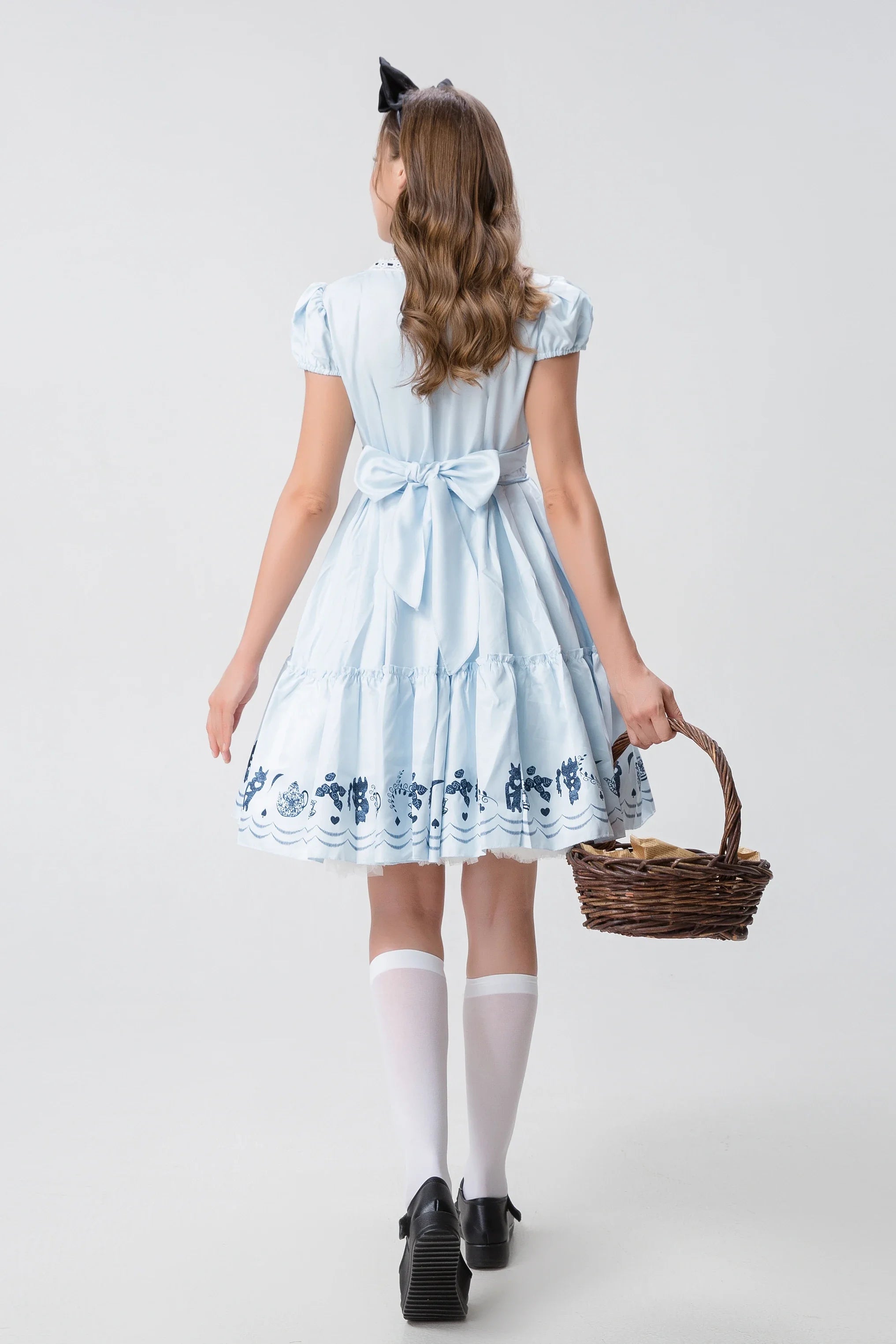 Halloween Alice in Wonderland French Maid Cosplay Costume - Image 2