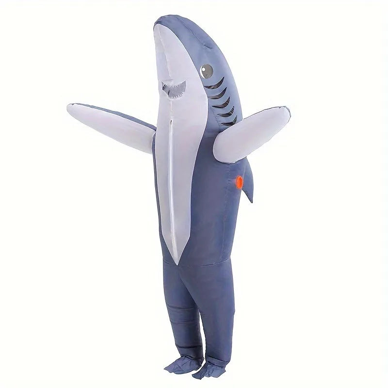 Cute Unique Standing Shark Inflatable Costume for Halloween & Christmas - Image 4