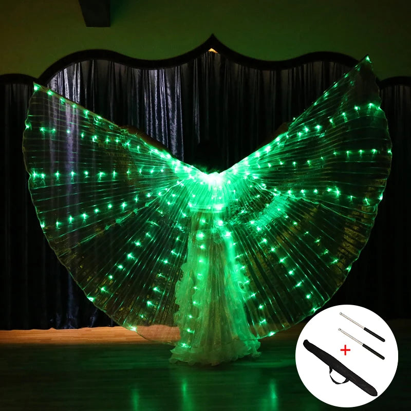 Fluorescent LED Butterfly Dance Wings for Performances - Image 13