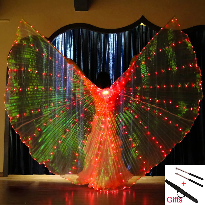 Fluorescent LED Butterfly Dance Wings for Performances - Image 4