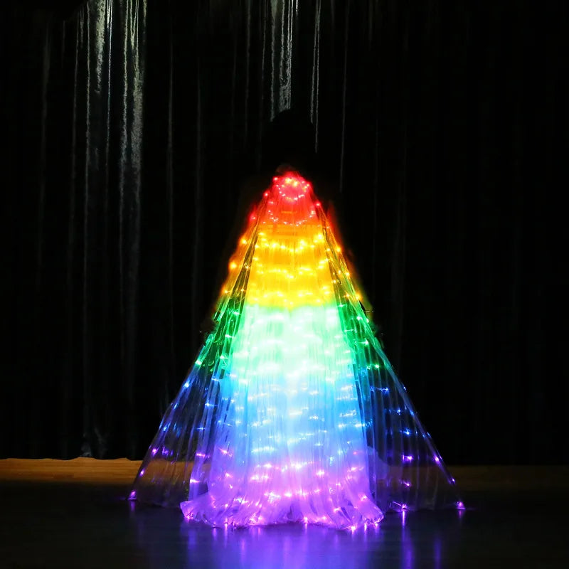 Fluorescent LED Butterfly Dance Wings for Performances - Image 56