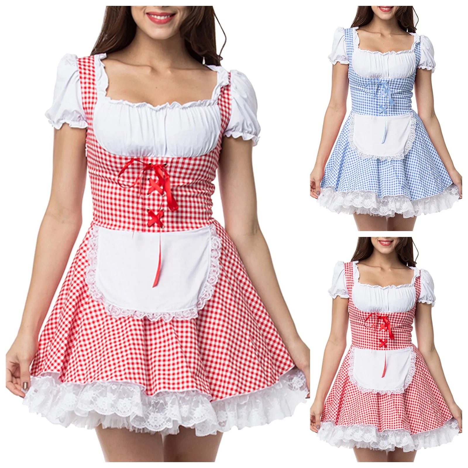 Chic Oktoberfest Bavarian Dirndl Dress for Women