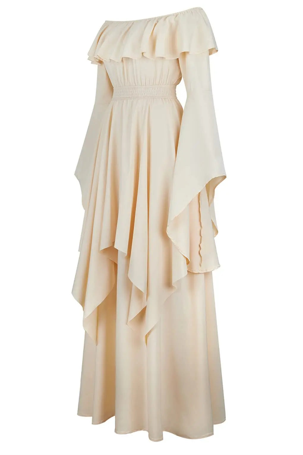 Elegant Off-Shoulder Medieval Dress for Women - Party Gown - Image 13